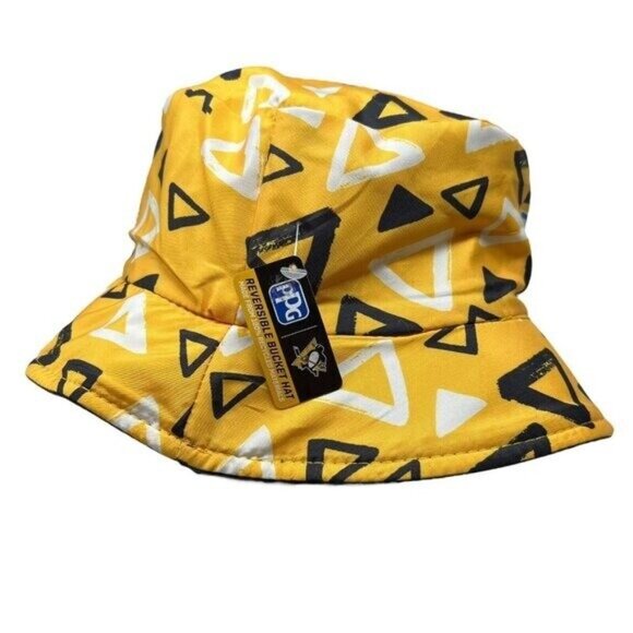 Pittsburgh Penguins Reversible Bucket Hat Cap 4/11/23 SGA PPG Paints Arena NHL - Picture 4 of 12